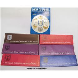 99 Israeli Mint Coin Sets 1965-1974