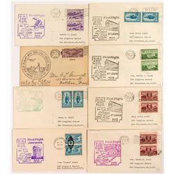 8 First Flight Covers