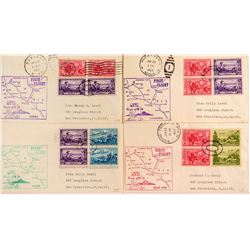 Four First Flight Covers