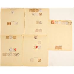 Wyoming Cut Square Postmarks