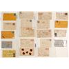 Image 1 : Fabulous set of Foreign Postal History all Sent to the Same Person (Tombstone, Virginia CIty Nevada,