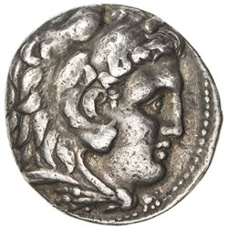 MACEDONIA: Alexander III, the Great, 336-323 BC, AR tetradrachm (17.10g), Babylon. VF
