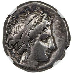 NEAPOLIS: AR didrachm (7.29g). NGC VF