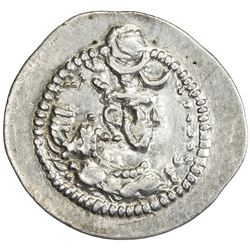 SASANIAN KINGDOM: Peroz, 457-484, AR drachm (3.99g), WH (Veh-Ardashir), year 6. EF