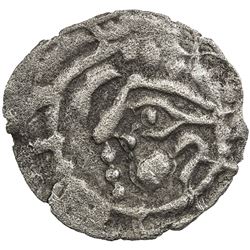 NAKHSHAB: Anonymous, 3rd series, ca. 3rd century, AR obol (0.35g). VF
