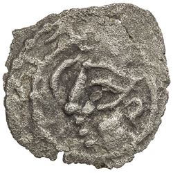 NAKHSHAB: Anonymous, 3rd series, ca. 3rd century, AR obol (0.36g). VF