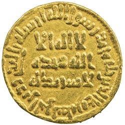 UMAYYAD: Sulayman, 715-717, AV dinar (4.20g), NM (Dimashq), AH99. VF