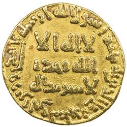 ABBASID: al-Mansur, 754-775, AV dinar (4.19g), NM, AH139. VF