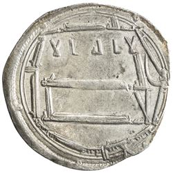ABBASID: al-Rashid, 786-809, AR dirham (2.82g), "Madinat al-Salam", AH180. VF-EF