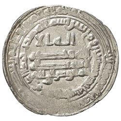 ABBASID: al-Mu'tamid, 870-892, AR dirham (2.95g), al-Mawsil, AH271. EF
