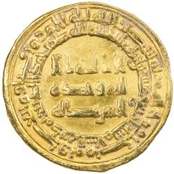 ABBASID: al-Radi, 934-940, AV dinar (4.57g), Madinat al-Salam, AH324. VF