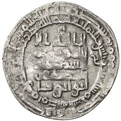 ABBASID: al-Mustakfi, 944-946, AR dirham (3.05g), Madinat al-Salam, AH333. VF