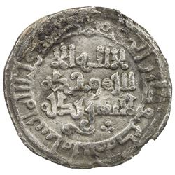 ALMORAVID: Yusuf, 1087-1106, AR qirat (0.97g), Ishbiliya, ND. VF