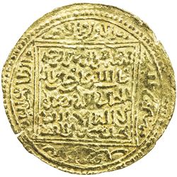 MERINID: Abu Sa'id 'Uthman II, 1310-1331, AV dinar (4.66g), Madinat Fas (Fez), ND. VF-EF