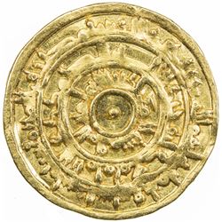FATIMID: al-Mu'izz, 953-975, AV dinar (4.19g), Misr, AH362. EF