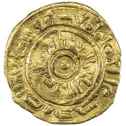 FATIMID: al-Mu'izz, 953-975, AV 1/4 dinar (0.96g), NM, ND. VF