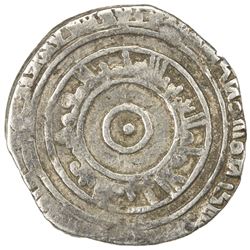 FATIMID: al-'Aziz, 975-996, AR 1/2 dirham (1.37g), al-Mansuriya, AH374. F