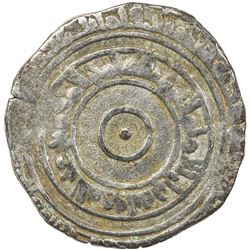 FATIMID: al-'Aziz, 975-996, AR 1/2 dirham (1.37g), al-Mahdiya, AH383. F-VF