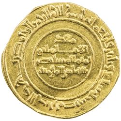 FATIMID: al-Mustansir, 1036-1094, AV dinar (3.95g), Misr, AH437. EF