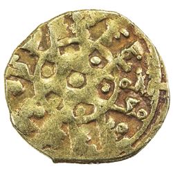FATIMID: al-Mustansir, 1036-1094, AV 1/4 dinar (0.94g) (Siqilliya), ND. VF