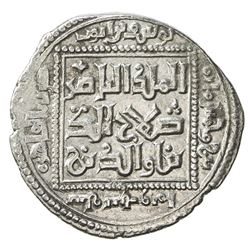 AYYUBID: al-Nasir Yusuf I (Saladin), 1169-1193, AR dirham (3.12g), al-Qahira, AH586. VF-EF
