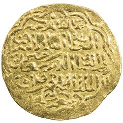 BAHRI MAMLUK: Sha'ban II, 1363-1376, AV dinar (4.70g), al-Qahira, AH776. VF