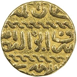 BURJI MAMLUK: Aynal, 1453-1461, AV ashrafi (3.37g), NM, ND. F-VF