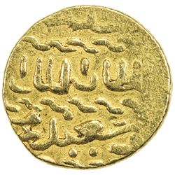 BURJI MAMLUK: Timurbugha, 1467-1468, AV ashrafi (3.39g), NM, ND. VF