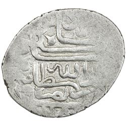 OTTOMAN EMPIRE: Murad III, 1574-1595, AR shahi (4.85g), Basra, AH982 (retrograde). VF