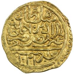 OTTOMAN EMPIRE: Murad IV, 1623-1640, AV sultani (3.41g), Jaza'ir, AH1041. VF-EF