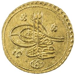 EGYPT: Mahmud I, 1730-1754, AV zinjirli altin (3.46g), Misr, AH1143. UNC