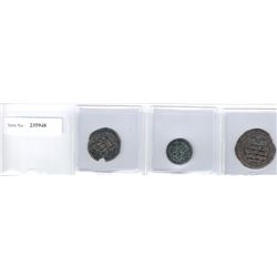 GHAZNAVID: LOT of 3 coins