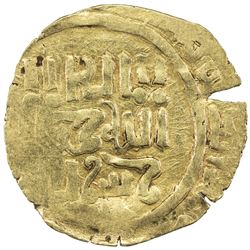 GREAT MONGOLS: Anonymous, ca. 1220s-1230s, AV dinar (2.94g), Bukhara, ND. VF