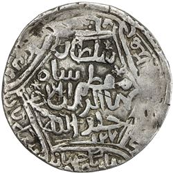 SHAHS OF BADAKHSHAN: Shah Baha al-Din, 1344-1358, AR dinar kebeki (7.72g), Badakhshan, AH761. VF