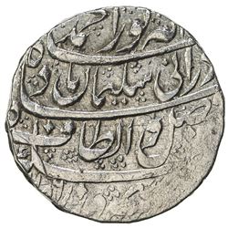 DURRANI: Sulaiman Shah, 1772, AR rupee (11.05g), Kashmir, AH1186 year one (ahad). VF