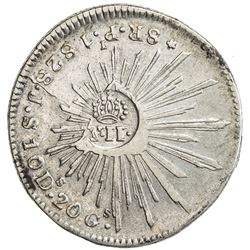 PHILIPPINES: Isabel II, 1833-1868, AR 8 reales (26.81g), ND (1834-37). EF