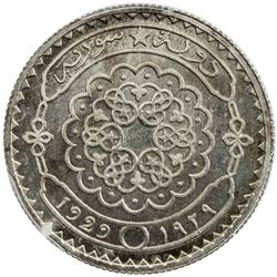SYRIA: French Mandate, AR 50 piastres, 1929. PCGS SP65
