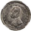Image 1 : THAILAND: Rama V, 1868-1910, AR 1/4 baht (salung), ND (1876-1900). NGC MS62