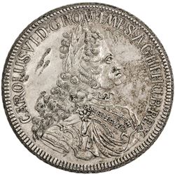 AUSTRIA: Karl VI, 1711-1740, AR thaler, "1721", modern made piece for jewelry, circa 1900, EF