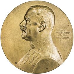 AUSTRIA: AE medal, 1916, bronze medal by Arnold Hartig, K.U.K. KRIEGSMINISTER, EF