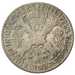 BRABANT: Philip V, 1700-1712, AR patagon, 1705. VF-EF