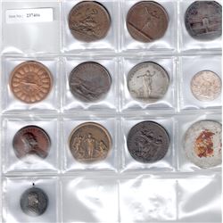 FRANCE: LOT of 12 medals