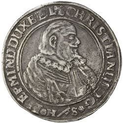 BRUNSWICK-LUNEBURG-CELLE: Christian, Bishop of Minden, 1611-1633, AR thaler (28.41g), Clausthal, 162