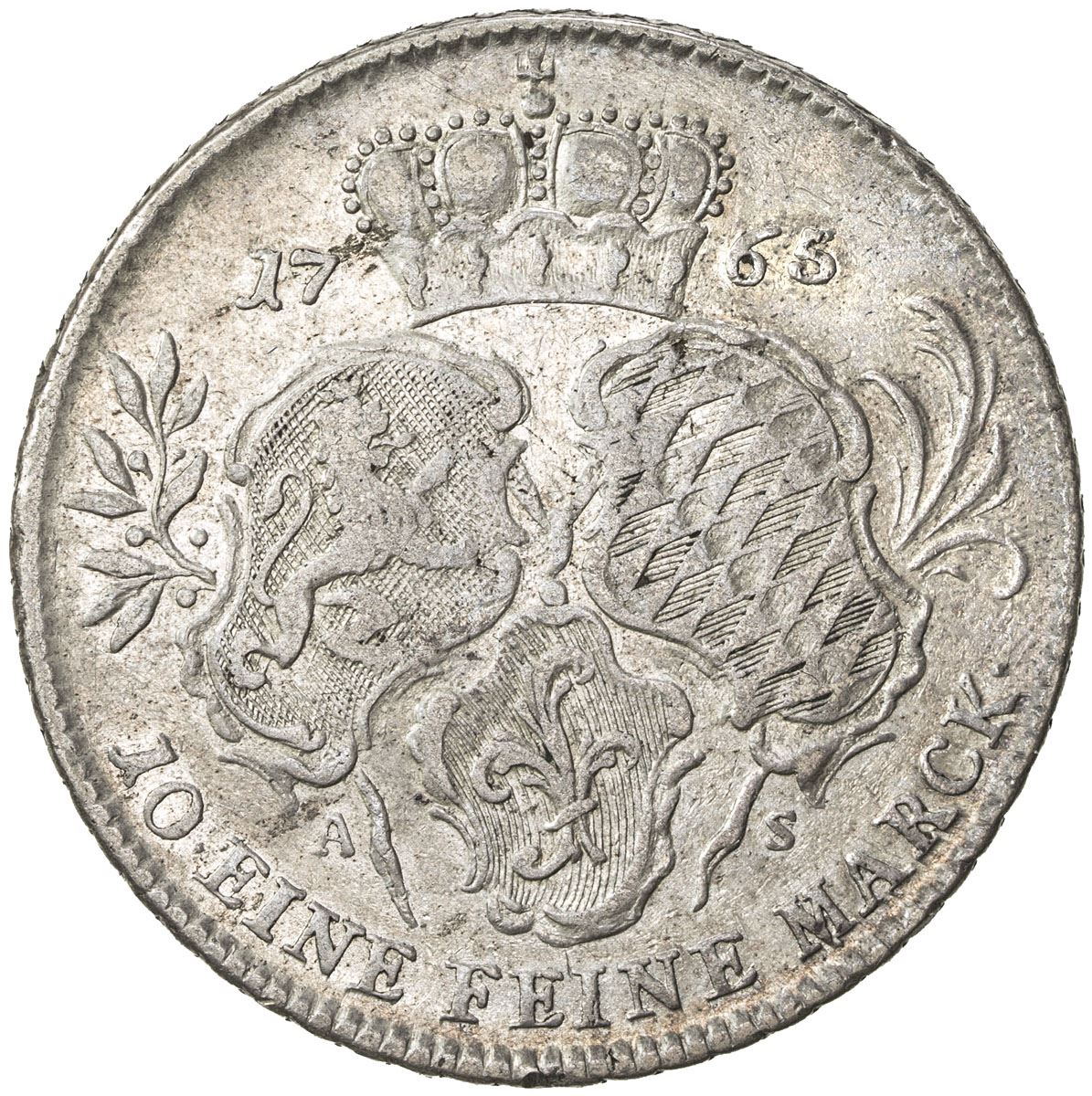 PFALZSULZBACH Karl Theodor von Sulzbach, 17421799, AR thaler (27.78g