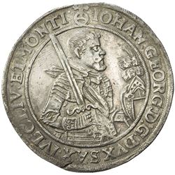SAXE-ALBERTINE LINE: Johann Georg I, 1615-1656, AR thaler, 1625-HI. VF