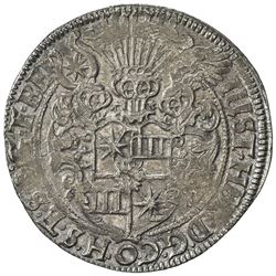 SCHLESWIG-HOLSTEIN-SCHAUENBURG: Justus Hermann, 1622-1635, AR thaler (28.93g), 1622. EF