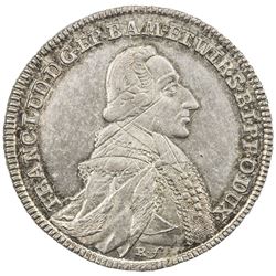 WURZBURG: Franz Ludwig, 1779-1795, AR 20 kreuzer (6.69g), 1784-RF/MP. AU
