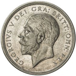 GREAT BRITAIN: George V, 1910-1936, AR crown, 1933. EF