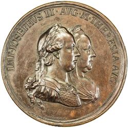 TRANSYLVANIA: Maria Theresa, 1740-1780, AE medal, 1769. EF