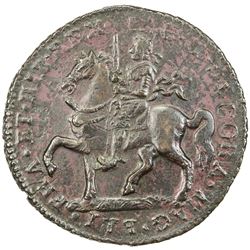 IRELAND: James II, 1685-1691, AE crown, 1690. EF